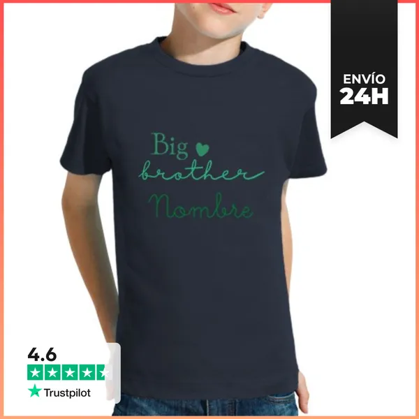 Camiseta Clásica Para Niños Hermano Mayor LaTostadora