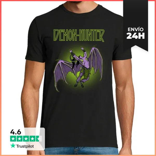 Camiseta Hombre Clásica Demon-Hunter LaTostadora