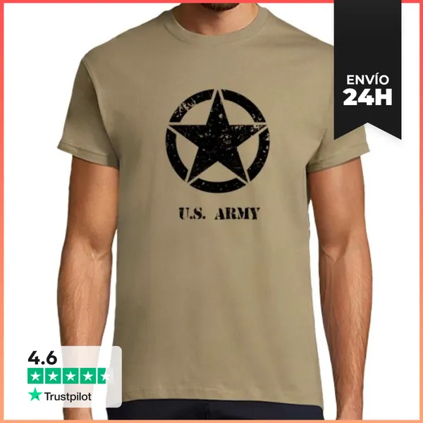 Camiseta Hombre Clásica U.S. Army LaTostadora