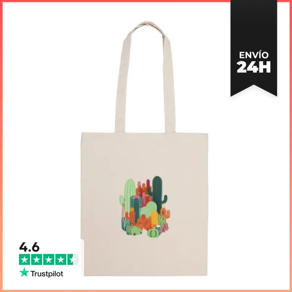 Bolsa De Tela Bolso Ciudad Cactus LaTostadora