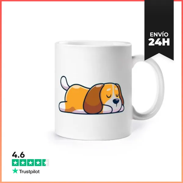 Taza Perro Tomando Una Siesta LaTostadora