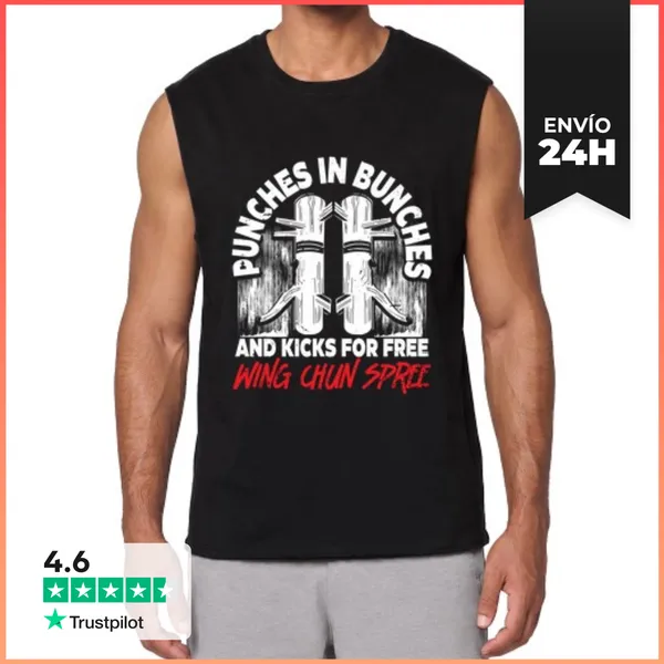 Camiseta Sin Mangas Wing Chun Spree Artes Marciales Mixtas