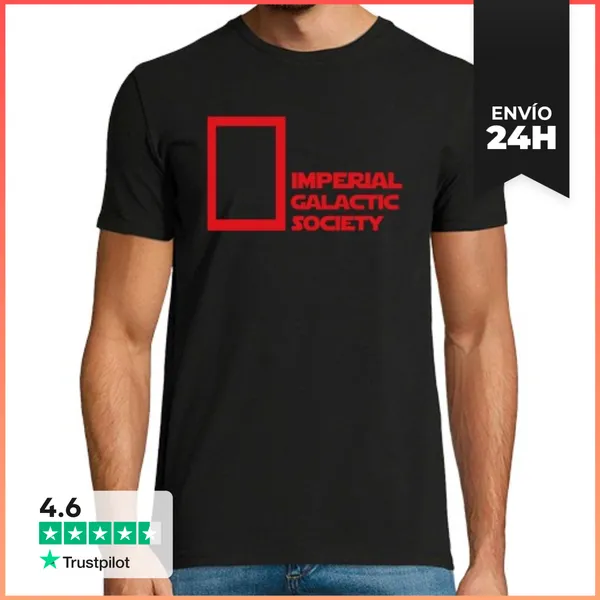 Camiseta Hombre Clásica Sociedad Galáctica Imperial LaTostadora