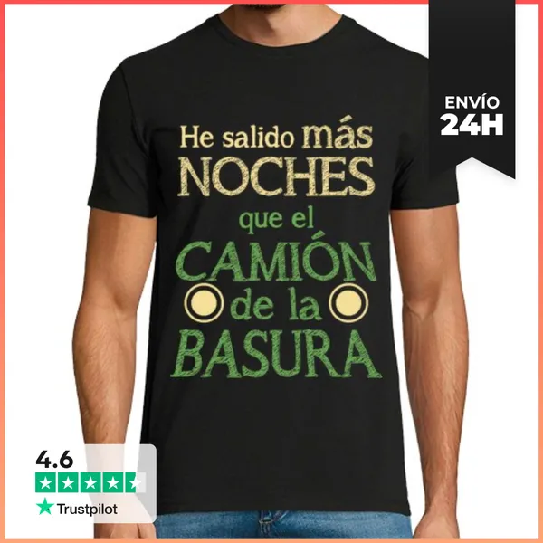 Camiseta Hombre Clásica He Salido Más Noches LaTostadora