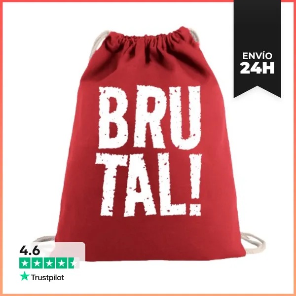 Mochila Saco Con Cuerdas Motxilla BRUTAL LaTostadora