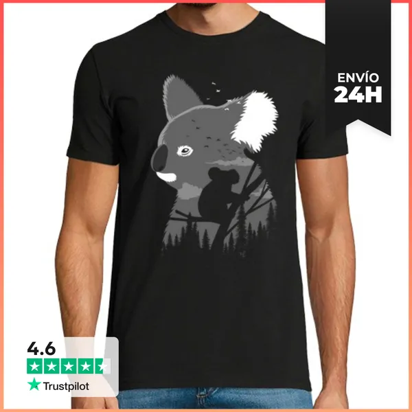Camiseta Hombre Clásica Koala En Australia LaTostadora