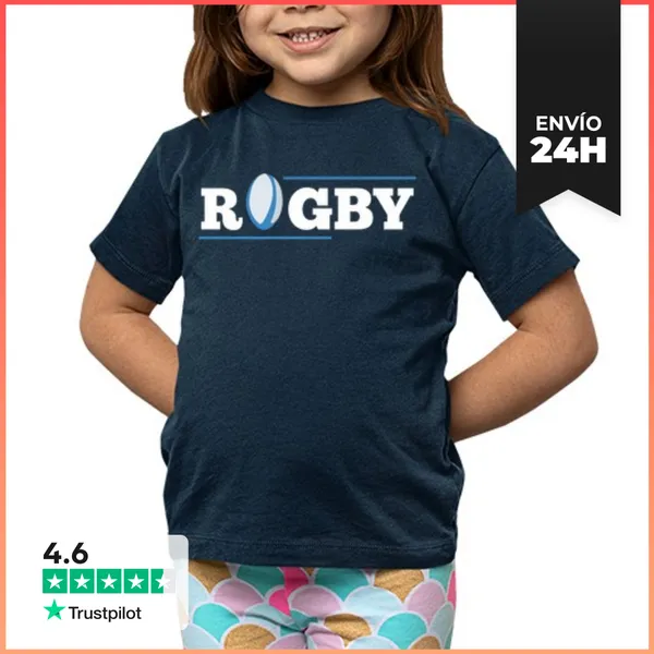 Camiseta Clásica Para Niños Rugby LaTostadora