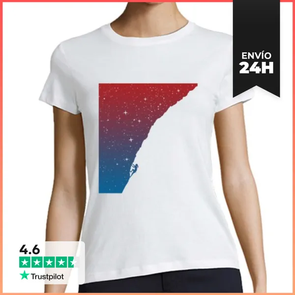 Camiseta Mujer Clásica Escalada Nocturna Ii LaTostadora