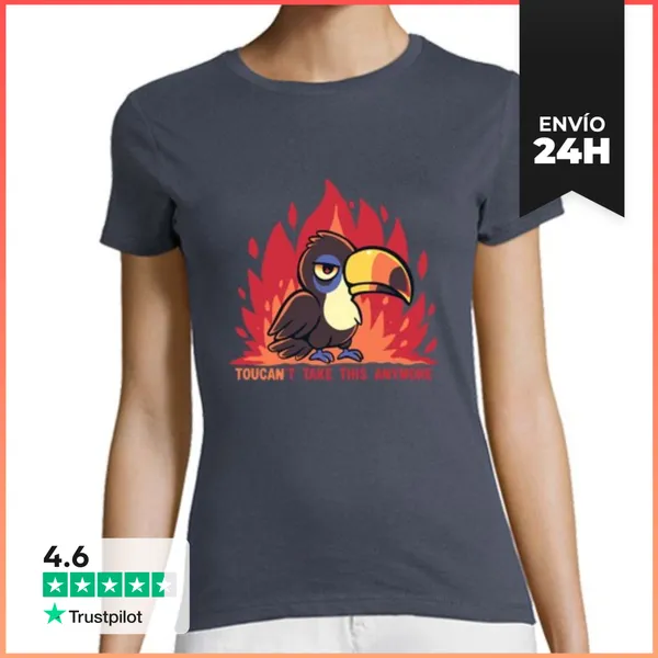 Camiseta Mujer Clásica No Puedo Soportar Esto Más - Camiseta De