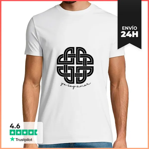 Camiseta Hombre Clásica Yo Soy Amor LaTostadora