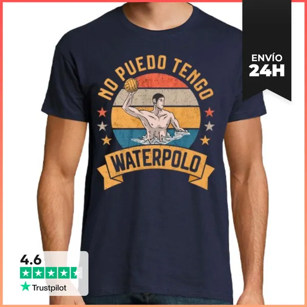 Camiseta Hombre Clásica No Puedo Sigo Con El Waterpolo
