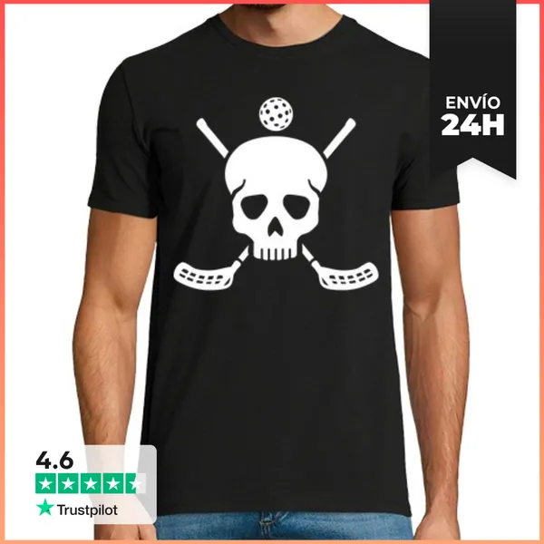 Camiseta Hombre Clásica Calavera LaTostadora