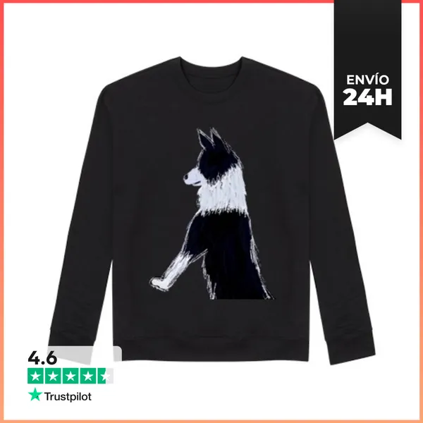 Sudadera Unisex BORDER COLLIE LaTostadora