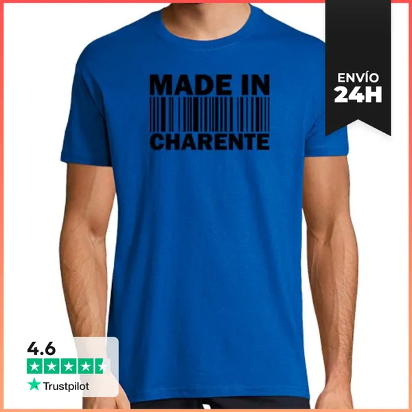 Camiseta Hombre Clásica 16 Hecho En Charente LaTostadora