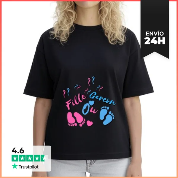 Camiseta Mujer Boxy Niña O Niño Bebé Embarazada Mamá LaTostadora