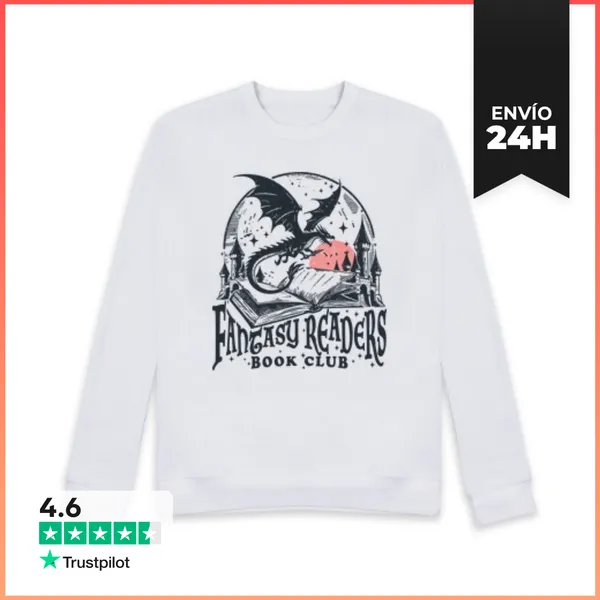 Sudadera Unisex FANTASY READERS BOOK CLUB BOOKISH LaTostadora