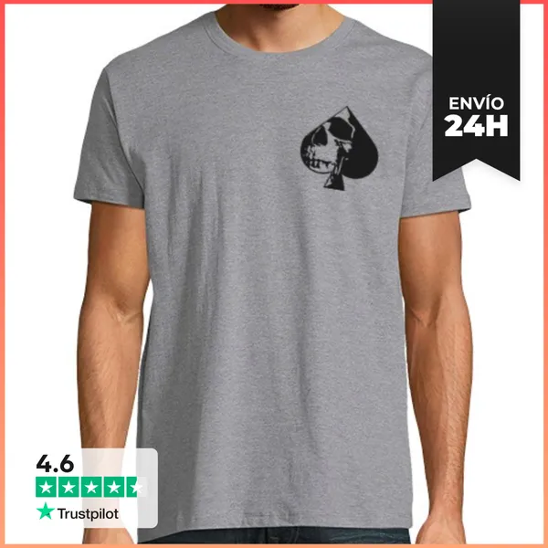 Camiseta Hombre Clásica Camiseta As De Espadas LaTostadora