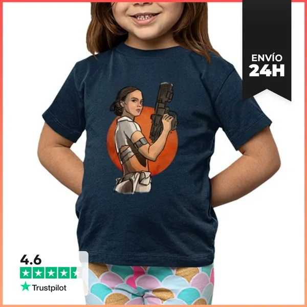 Camiseta Clásica Para Niños Padme Amidala Rojo LaTostadora
