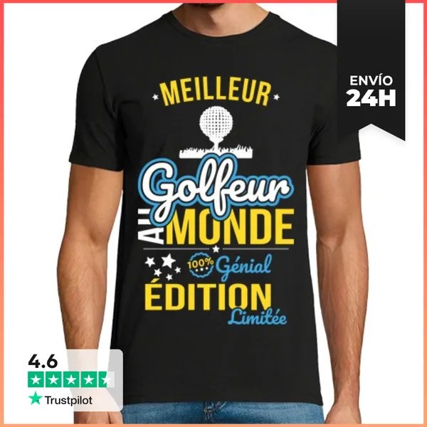 Camiseta Hombre Clásica Mejor Golfista Del Mundo LaTostadora