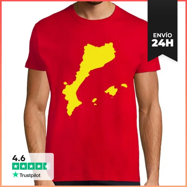 Camiseta Hombre Clásica Països Catalans LaTostadora