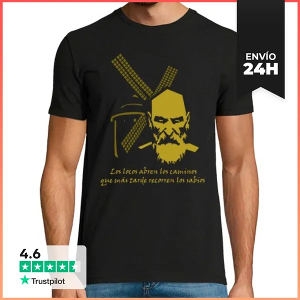 Camiseta Hombre Clásica El Quijote LaTostadora