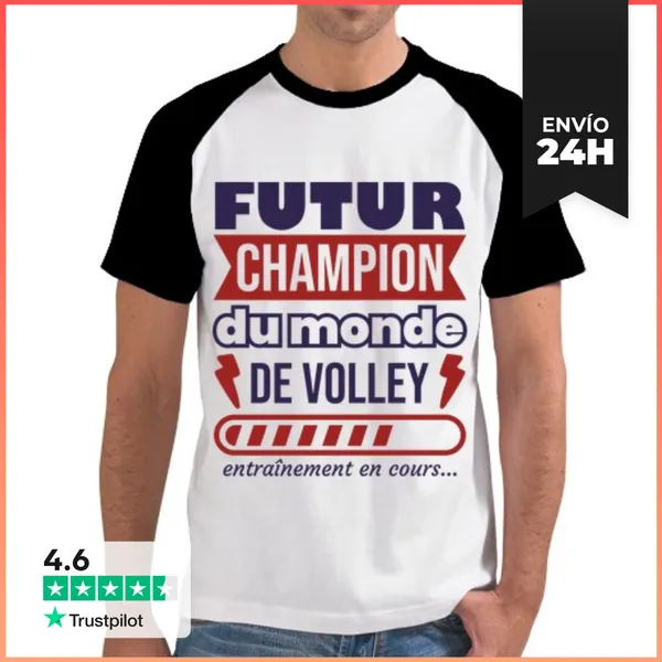 Camiseta Hombre, Estilo Béisbol Futuro Campeón Mundial De