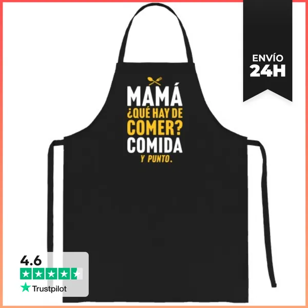 Delantal Mamá Qué Hay De Comer Comida... LaTostadora