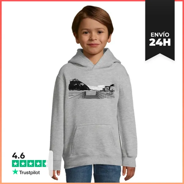 Sudadera Para Niños Con Capucha El Puerto De Donostia-San