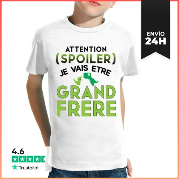 Camiseta Clásica Para Niños Advertencia De Spoiler Seré Un Regalo