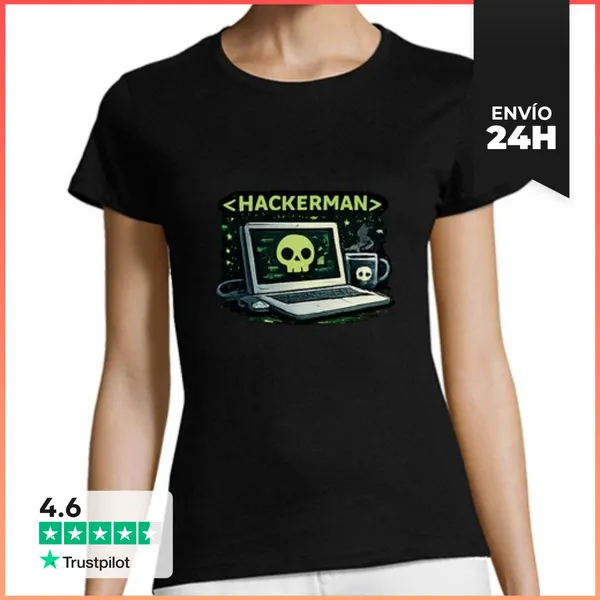 Camiseta Mujer Clásica Hackerman LaTostadora