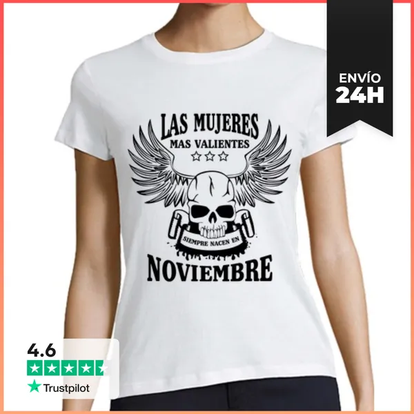 Camiseta Mujer Clásica Las Mujeres Valientes Noviembre