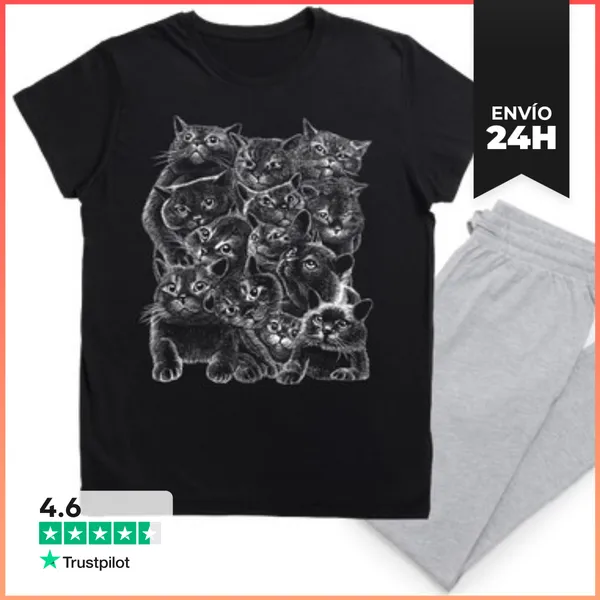Pijama Gatos LaTostadora