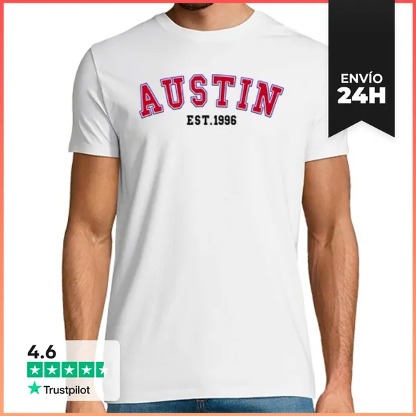 Camiseta Hombre Clásica Austin Est 1996 LaTostadora