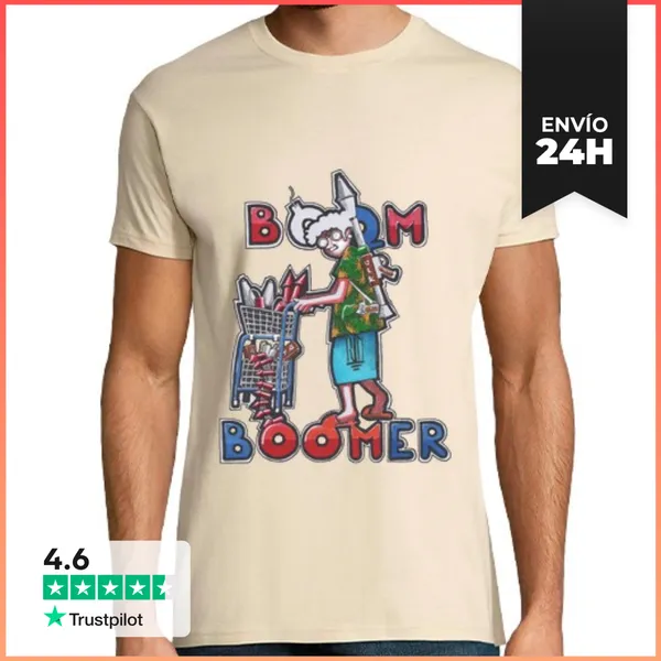 Camiseta Hombre Clásica ¡Bum Bum! LaTostadora