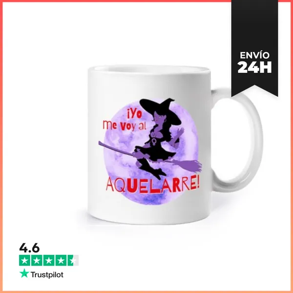 Taza Yo Me Voy Al Aquelarre LaTostadora