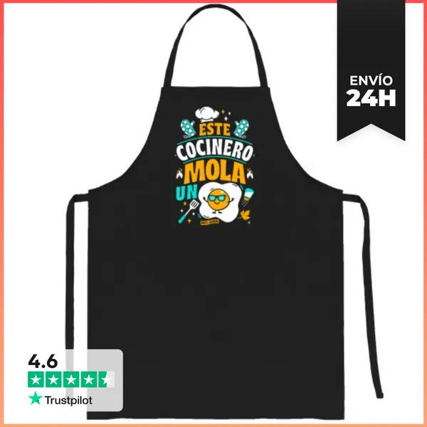 Delantal Este Cocinero Mola Un Huevo LaTostadora