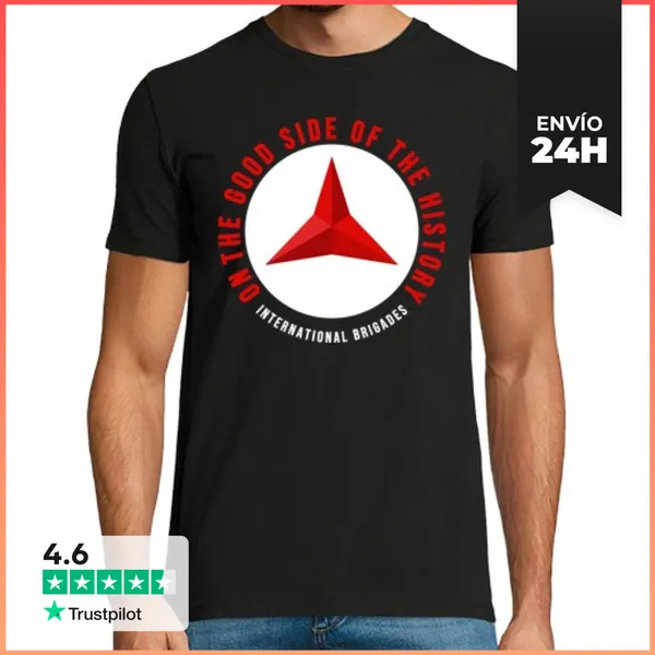 Camiseta Hombre Clásica En El Lado Bueno De La Historia