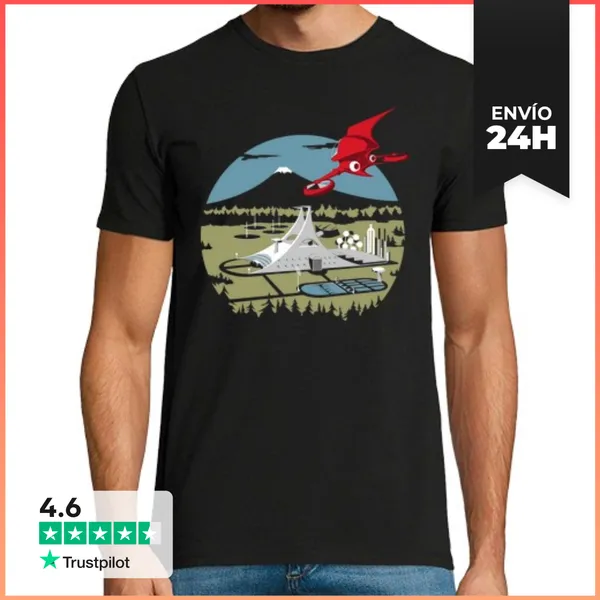 Camiseta Hombre Clásica Laboratorio Fotoatómico LaTostadora