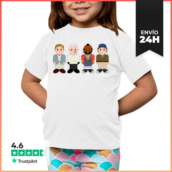 Camiseta Clásica Para Niños Hannibal, Faceman, B.A. & Murdoch