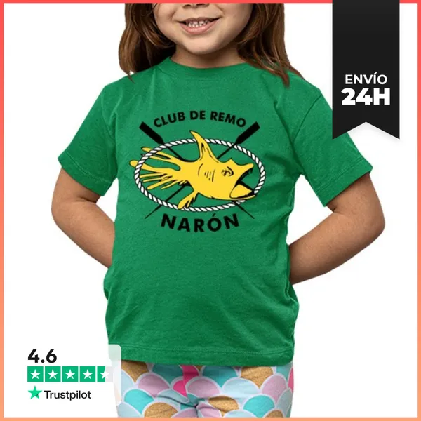 Camiseta Clásica Para Niños Camiseta Verde Neno CRN LaTostadora