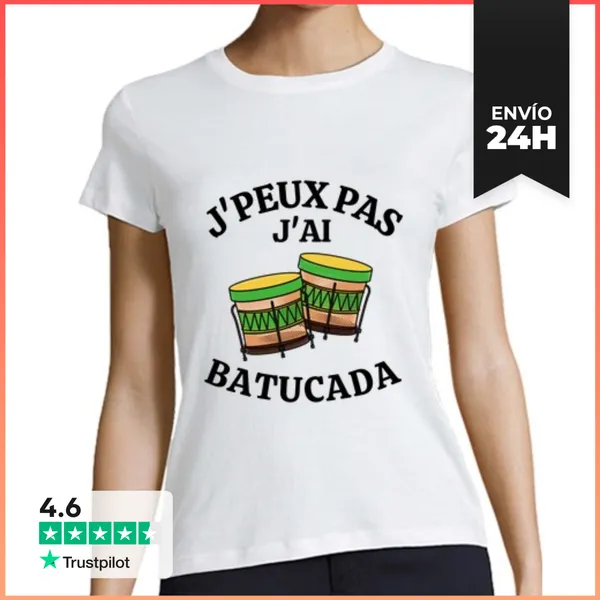 Camiseta Mujer Clásica Batucada LaTostadora