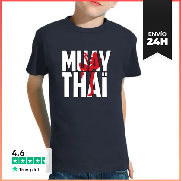 Camiseta Clásica Para Niños Muay Thai LaTostadora