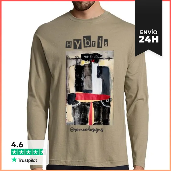 Camiseta Hombre Manga Larga HYBRIS LaTostadora