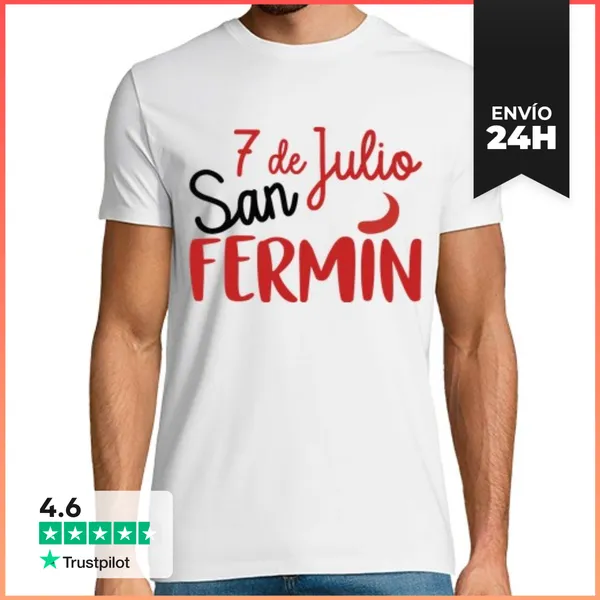 Camiseta Hombre Clásica San Fermín LaTostadora