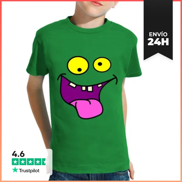 Camiseta Clásica Para Niños CARA TRAVIESA LaTostadora