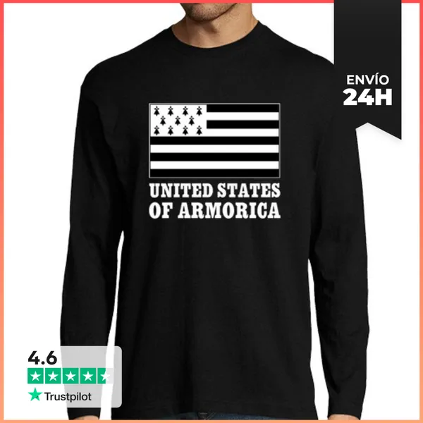 Camiseta Hombre Manga Larga Gwenn Ha LaTostadora