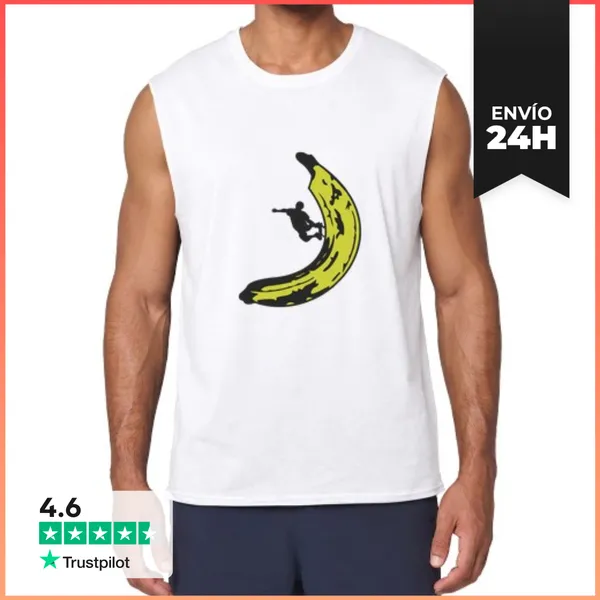 Camiseta Sin Mangas Banana Skateboard LaTostadora