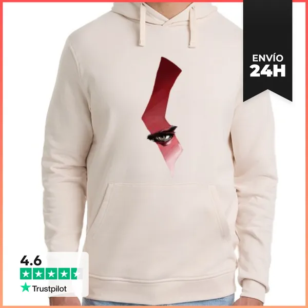 Sudadera Unisex Con Capucha Hombre, Jersey Con Capucha, Blanco