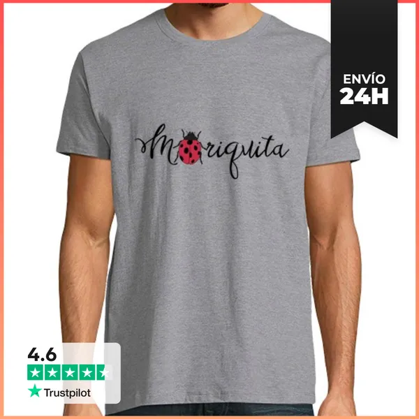 Camiseta Hombre Clásica Hombre, Manga Corta, Gris Vigoré, Calidad