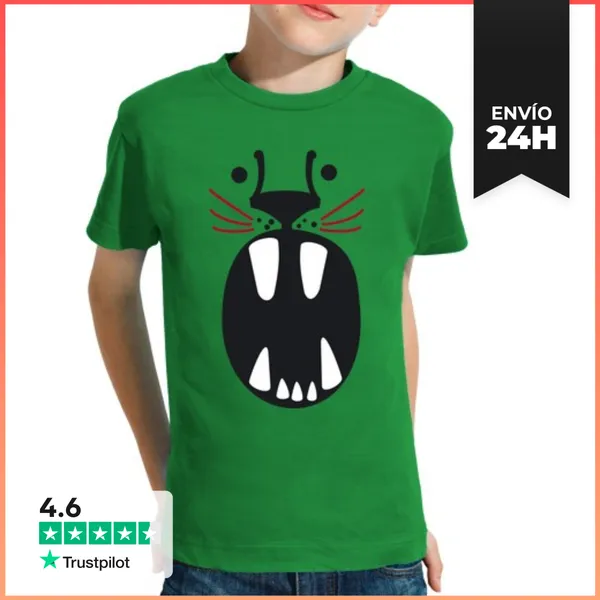 Camiseta Clásica Para Niños Leon Rugiente CNV LaTostadora